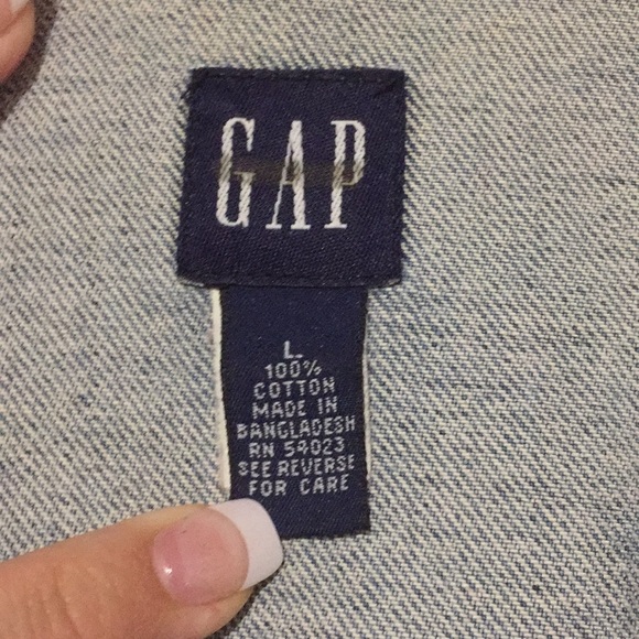 Classic Gap Jean Jacket size Large (hh) - Picture 3 of 6